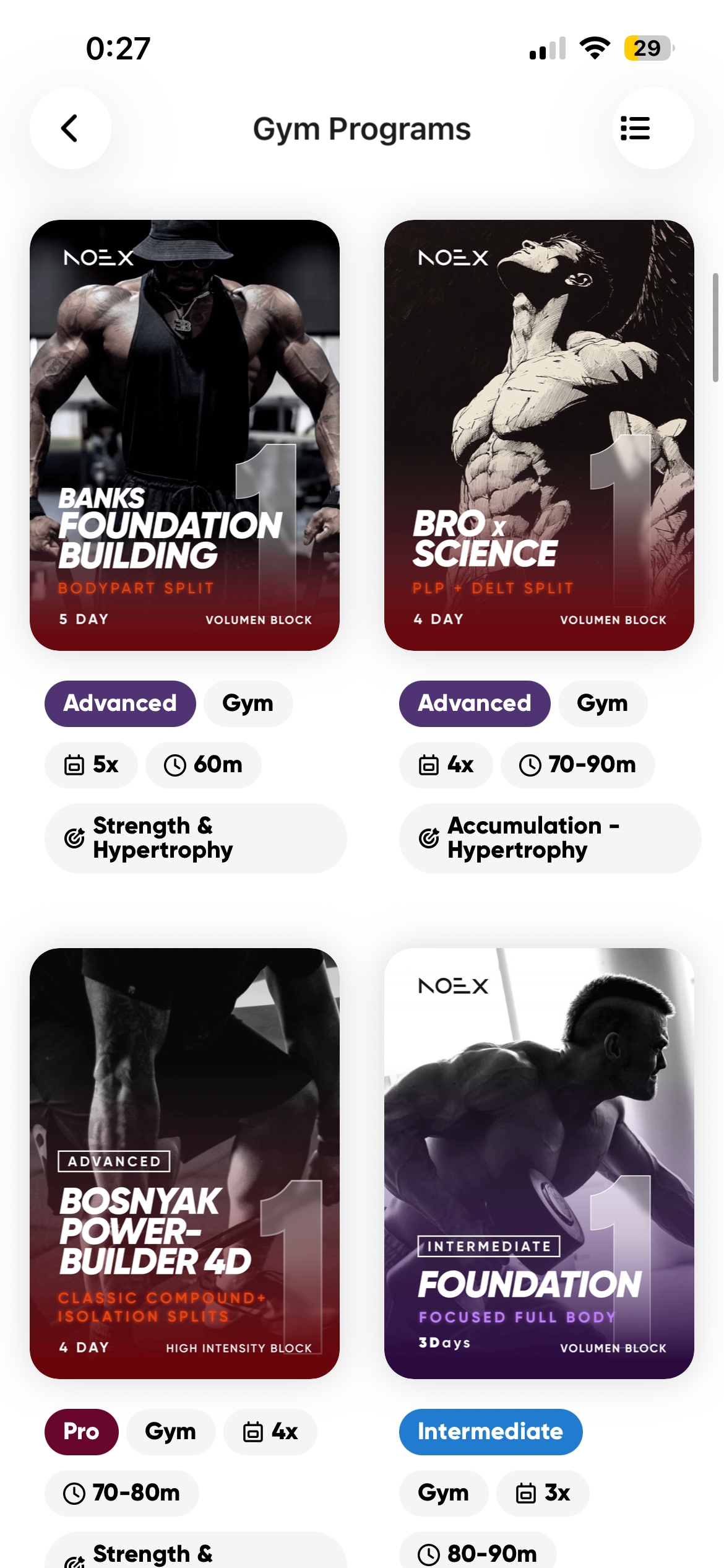 Discover Proven Workouts